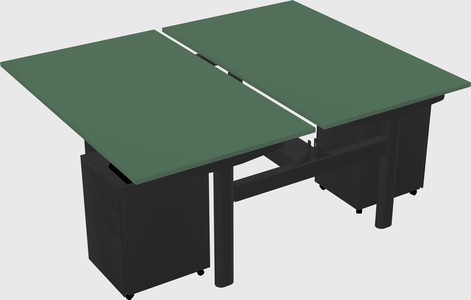 Shared electric desk