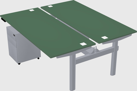 Shared electric desk