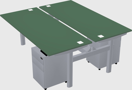 Shared electric desk