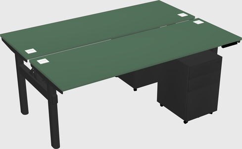 Shared electric desk