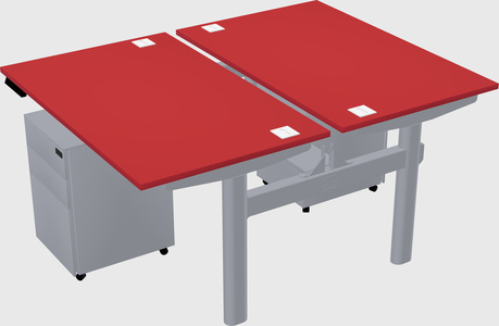 Shared electric desk