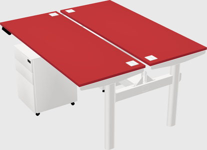 Shared electric desk