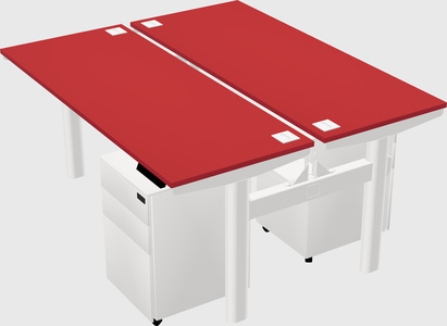Shared electric desk