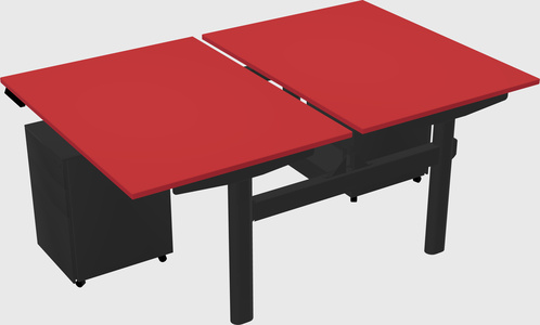 Shared electric desk