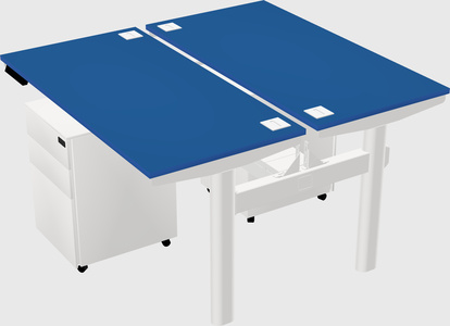 Shared electric desk
