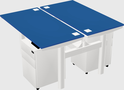 Shared electric desk