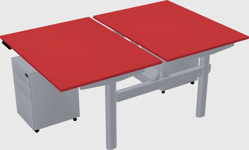 Shared electric desk