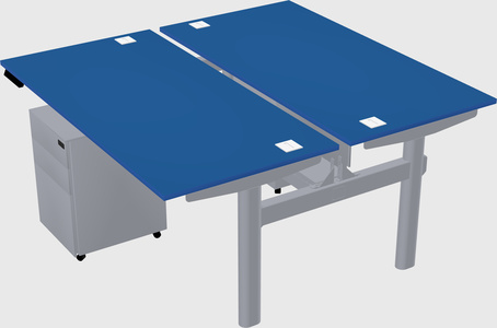 Shared electric desk