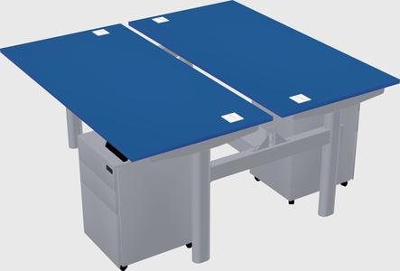 Shared electric desk