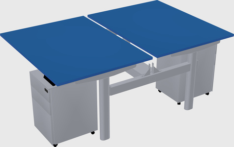 Shared electric desk