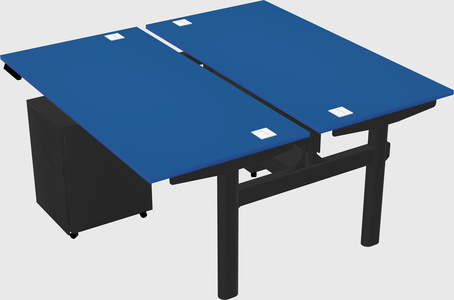 Shared electric desk