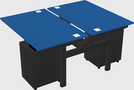Shared electric desk