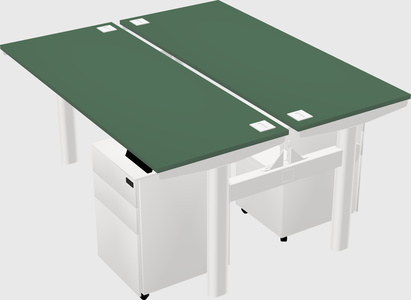 Shared electric desk