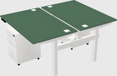 Shared electric desk