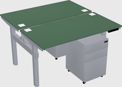 Shared electric desk