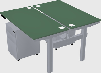Shared electric desk