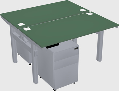 Shared electric desk