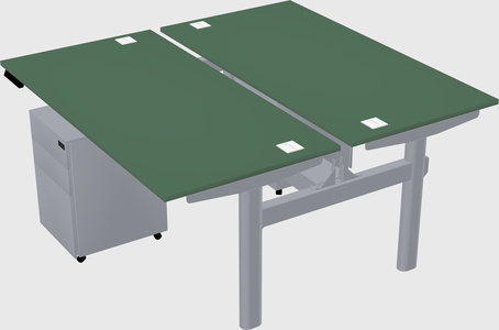 Shared electric desk