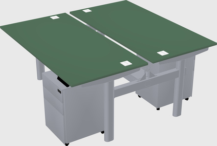 Shared electric desk