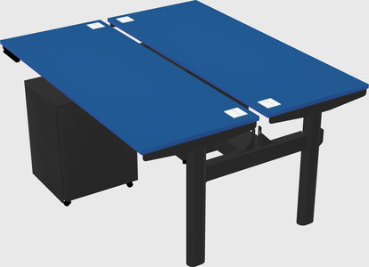 Shared electric desk