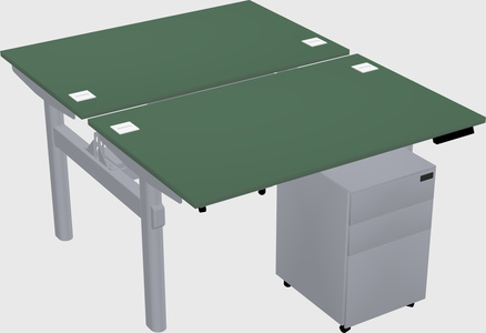 Shared electric desk