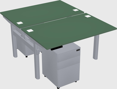 Shared electric desk