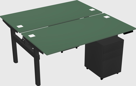 Shared electric desk