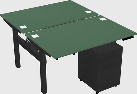 Shared electric desk