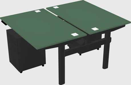Shared electric desk