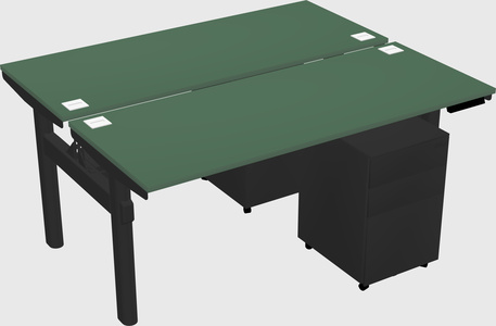 Shared electric desk