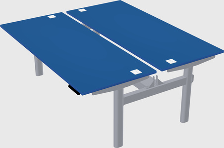 Shared electric desk