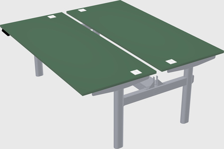 Shared electric desk