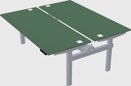 Shared electric desk