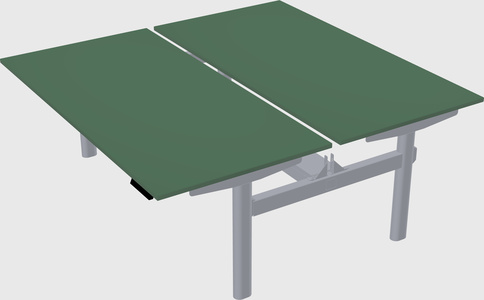 Shared electric desk