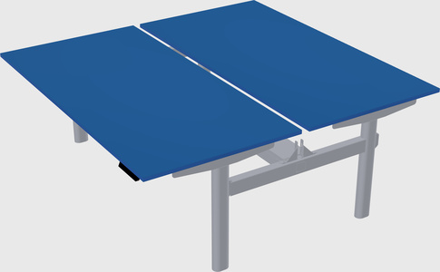 Shared electric desk