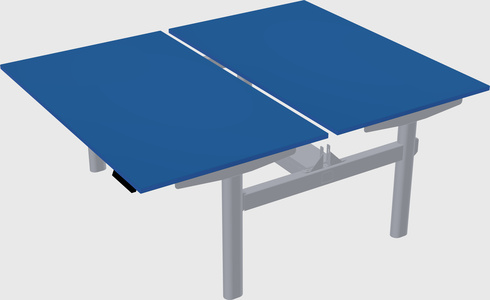 Shared electric desk