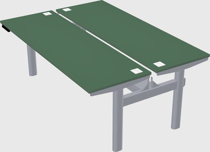 Shared electric desk