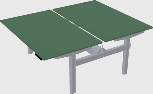 Shared electric desk