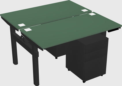 Shared electric desk
