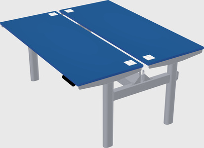 Shared electric desk
