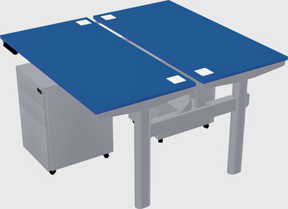 Shared electric desk