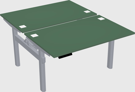 Shared electric desk