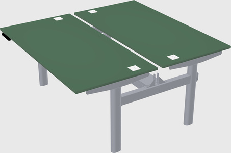 Shared electric desk