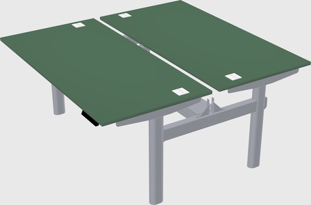 Shared electric desk