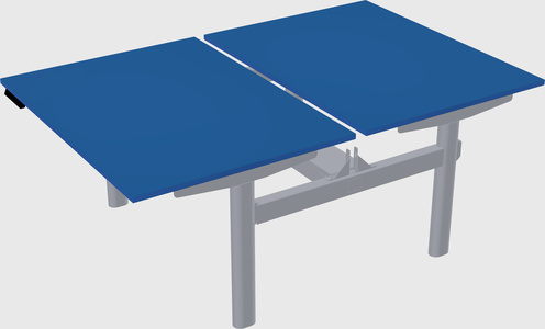Shared electric desk