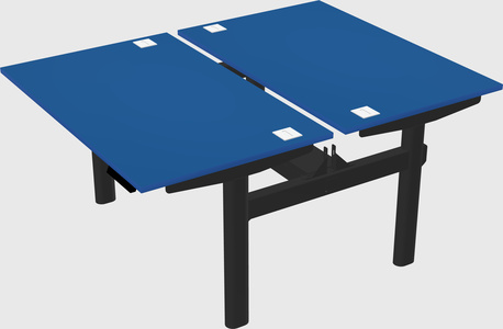 Shared electric desk