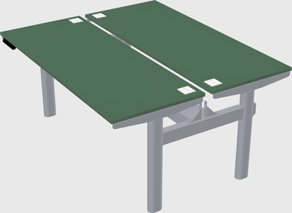 Shared electric desk