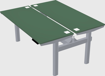 Shared electric desk