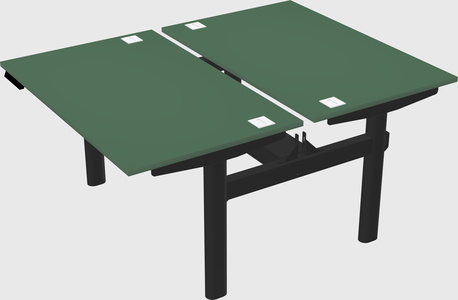 Shared electric desk
