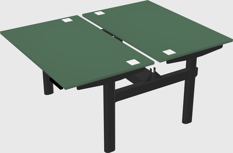 Shared electric desk